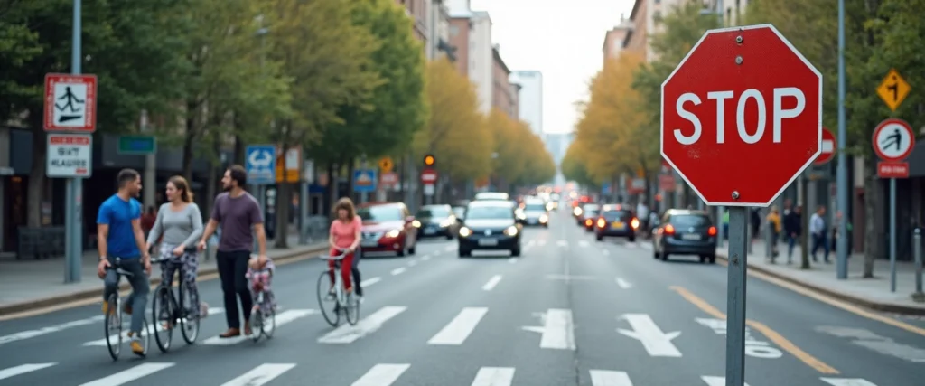 panneau de signalisation STOP